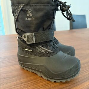 Kamik Black Waterproof Snow Boots